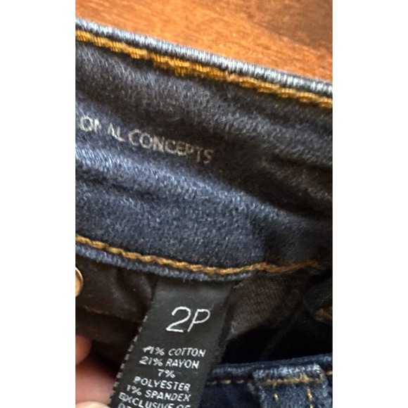 INC International Concepts Women's 2P Blue Skinny Leg‎ Regular Denim - Picture 5 of 11